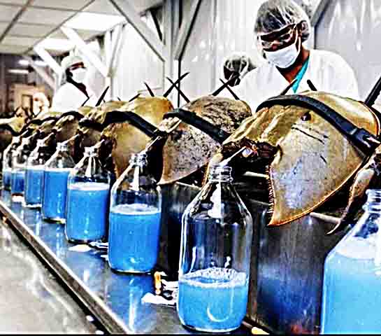 Eles são fundamentais para a medicina moderna devido ao seu sangue azul, rico em hemocianina e com propriedades antibacterianas.