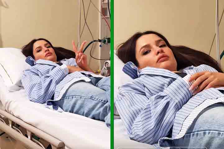 Juliette chegou a ir para o hospital para fazer exames e constatou que, de fato, havia sofrido uma pequena fratura no nariz. 