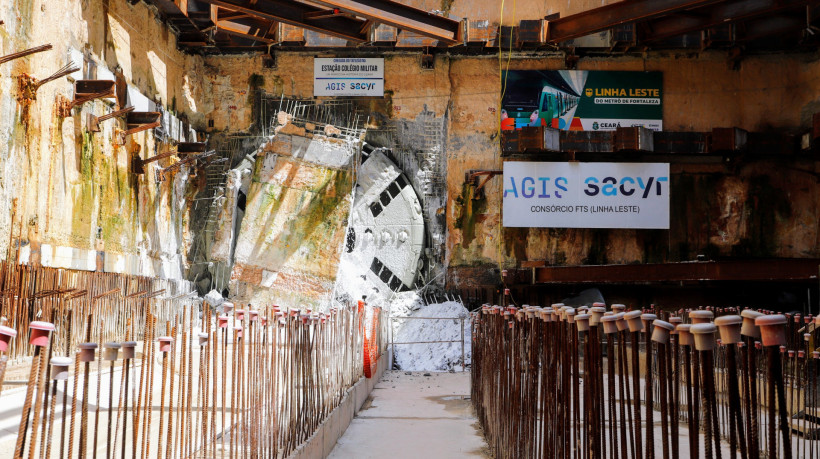 Com o avanço das obras da Linha Leste, a liberação do tráfego de veículos em alguns trechos da Avenida Santos Dumont acontecerá de forma gradual