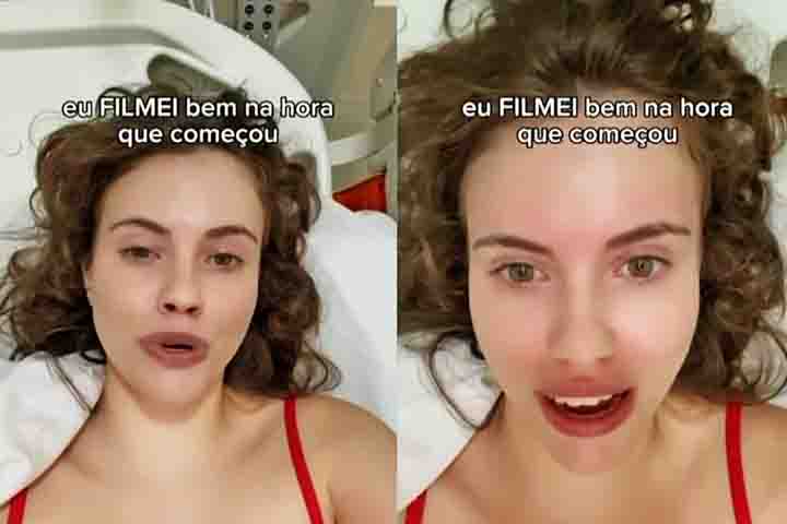 Depois de procurar ajuda médica, foi diagnosticada com trombose profunda. Assim, ficou internada por três dias e necessitará de remédios anticoagulantes até junho.