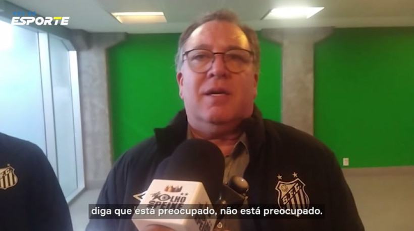 Marcelo Teixeira: 'O elenco do Santos não é para ficar nessa classificação'