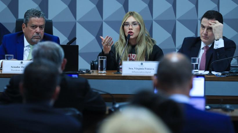 A influenciadora e empresária Virginia Fonseca prestou depoimento na CPI das bets