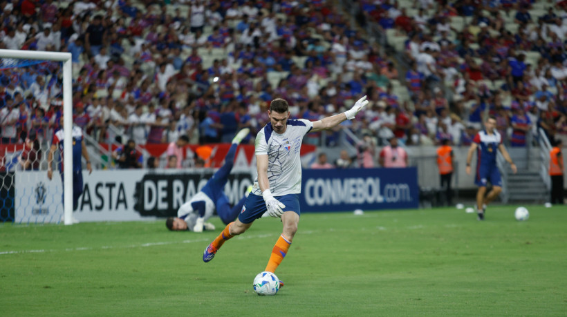 FORTALEZA, CEARÁ,  BRASIL- 13..05..2025: João Ricardo. Fortaleza x Atlético Bucaramanga, no Arena Castelão. /Daniel Galber Especial para O POVO)