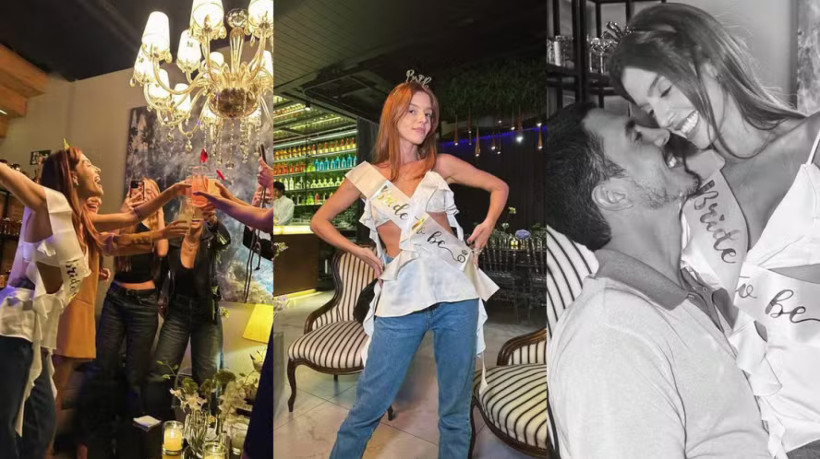 A um mês do casamento, Giovanna Lancellotti compartilhou momento intimista entre madrinhas e amigas, com clima de contagem regressiva