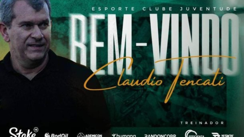 Treinador, ex-Atlético-GO, chega à Caxias do Sul com a missão de tirar o Papo da zona de rebaixamento do Brasileirão