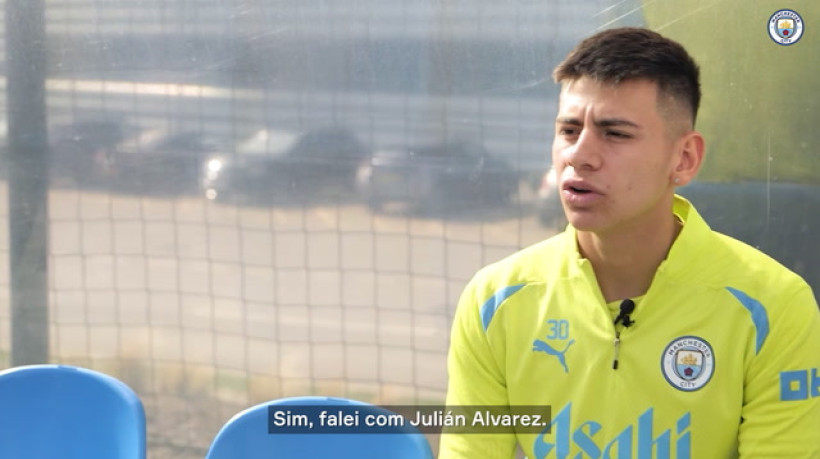 Echeverri revela conversa com Álvarez e suas ambições no City