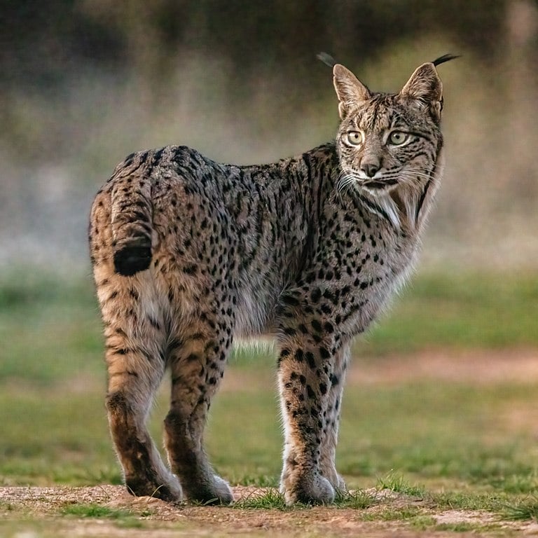 O lince ibérico (Lynx pardinus), um dos felinos mais raros do mundo, deixou de aparecer na lista dos animais que correm risco de extinção. 