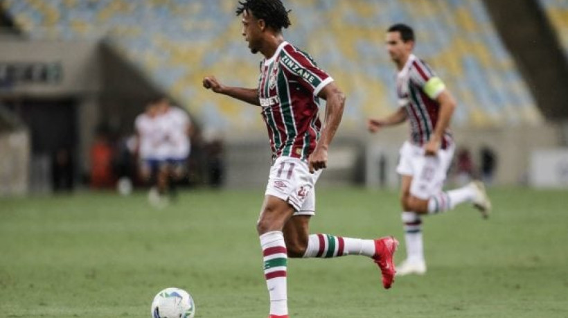 Atacante entra após lesão de Canobbio e estufa a rede no triunfo tricolor por 2 a 0 sobre o Unión Española, no Maracanã, pela Sul-Americana