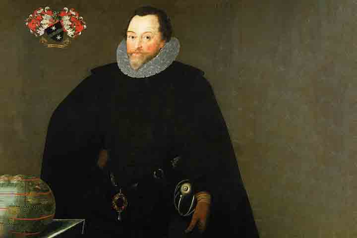 FRANCIS DRAKE - Atuou no Oceano Atlântico e no Pacífico entre 1570 e 1596. Foi corsário e vice-almirante famoso por atacar navios espanhóis e por ser o primeiro a circunavegar o globo. Drake morreu em 1596, aos 55 anos.