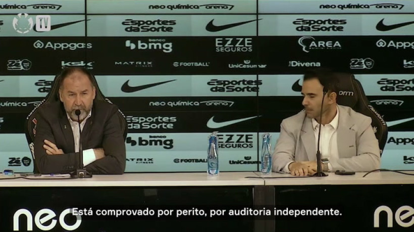 Presidente do Corinthians fala sobre o aumento da dívida e pagamentos