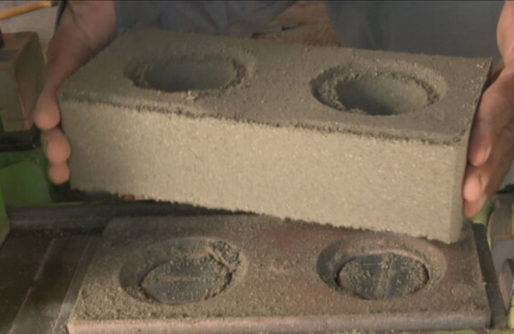 E foi assim que surgiu o tijolo ecológico, feito justamente das conchas que se acumulavam sem qualquer serventia. Em vez de serem lixo, essas conchas viraram matéria-prima.