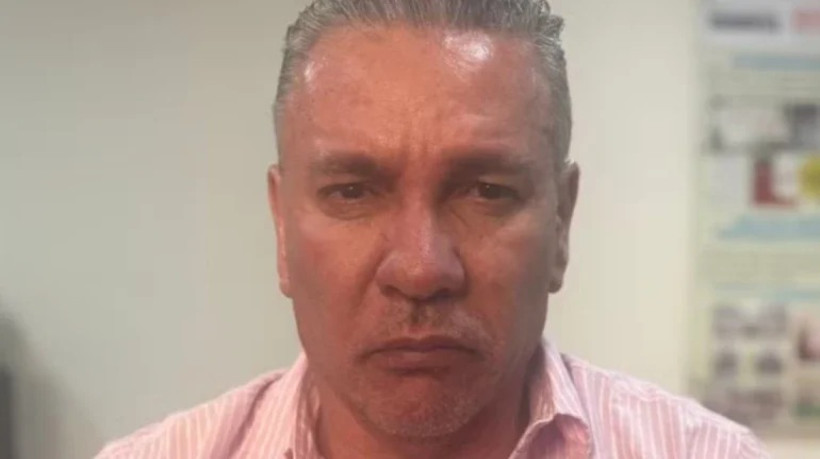 Marcos Roberto de Almeida, o Tuta, líder do PCC, no momento da prisão pelas autoridades bolivianas