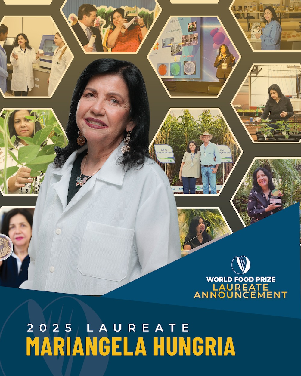 A premiação foi anunciada em 13/05, na sede da Fundação World Food Prize, em Des Moines, capital do estado americano de Iowa. A cerimônia de entrega do prêmio acontecerá em outubro. 

