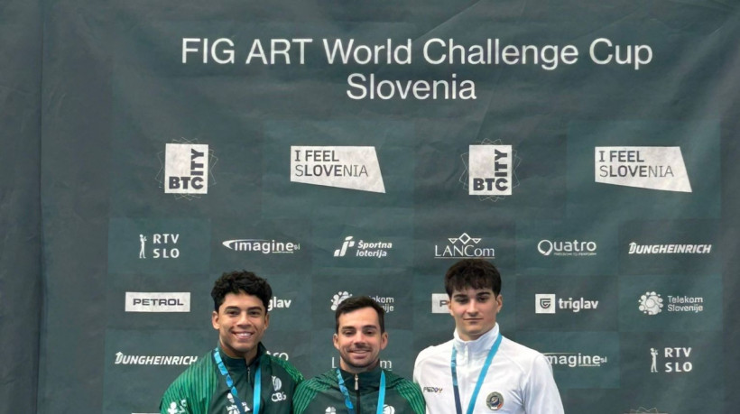 Brasil alcançou duas dobradinhas e dois ouros na Eslovênia, em etapa da Copa do Mundo de Ginástica. 