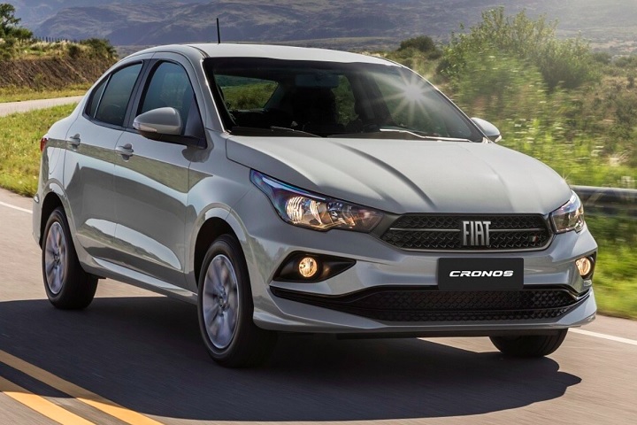 Lançado no Brasil em fevereiro de 2018, o Fiat Cronos é um dos carros mais equilibrados da lista em termos de consumo/custo-benefício.