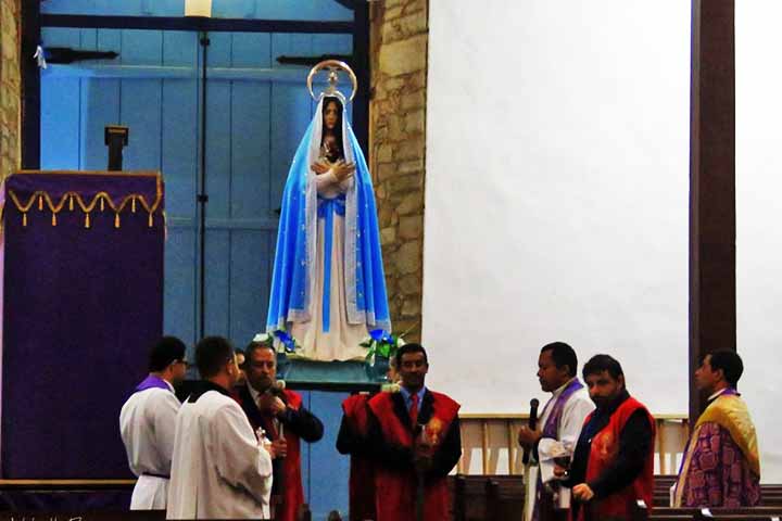 Em ofício à Diocese de Anápolis, o Iphan declarou que a restauradora do orgão, Virgínia Conrad Lopes da Silva, não foi informada da necessidade de restaurar a imagem quando esteve na igreja.
