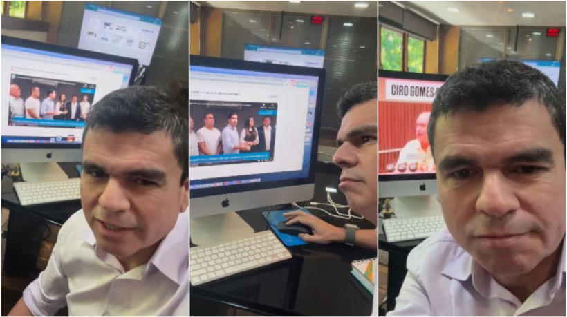 Chagas Vieira ironizou elogios de André Fernandes a Ciro Gomes