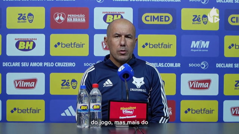 Jardim cita domínio do Cruzeiro e confessa que esperava clássico diferente
