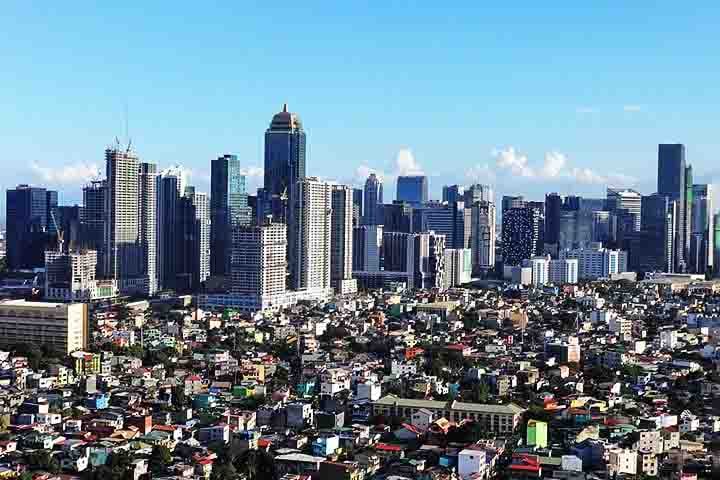 Manila, Filipinas — População: mais de 1,6 milhão | Densidade: Cerca de 43 mil pessoas por km².