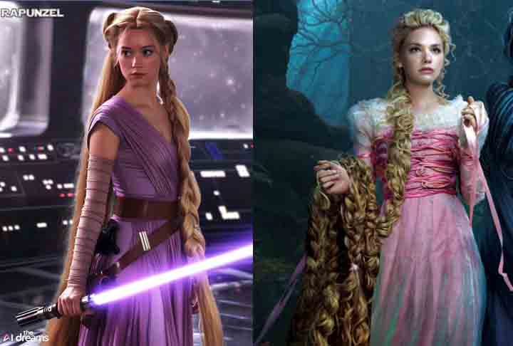 Princesa Rapunzel é uma personagem fictícia, apresentada no filme Tangled da Walt Disney Pictures. Ela é uma adaptação do conto de fadas de mesmo nome, criado pelos Irmãos Grimm. É dublada por Mandy Moore, sendo a décima princesa da franquia Disney Princesas.