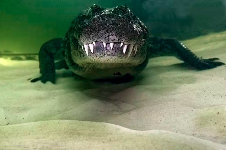 Outra situação tensa foi quando se viu frente a frente com crocodilos-do-Nilo, em Botsuana. “O tubarão-branco pode te morder, mas não te vê como comida. Já o crocodilo do Nilo gosta de gente, de comer gente”, disse ele.