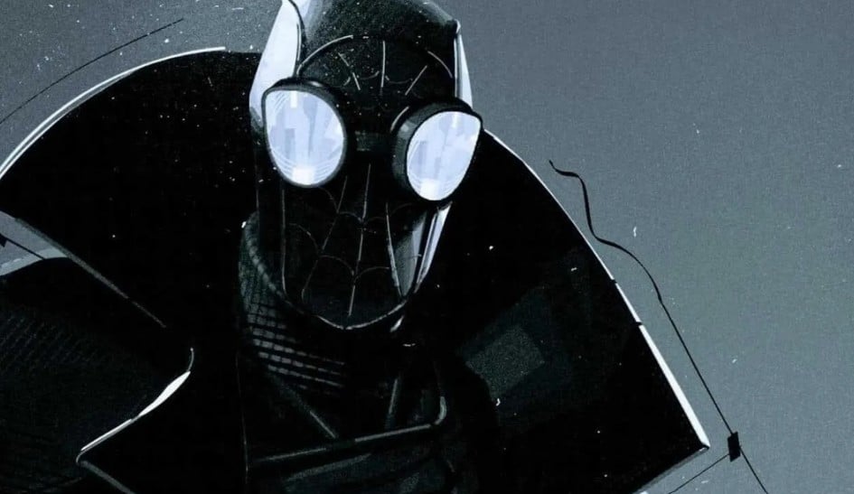 Criada por David Hine e Fabrice Sapolsky, a versão de Peter Parker Noir foi publicada pela primeira vez nos quadrinhos da Marvel no ano de 2009. O personagem já apareceu em “Ultimate Spider-Man”, animação dublada pelo ator Milo Ventimiglia, famoso pelas séries “Gilmore Girls” e “This Is Us”. 
