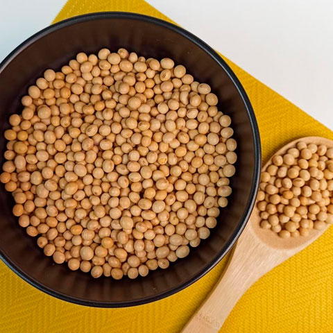 Uma das melhores amigas dos vegetarianos, a soja também é um alimento rico em cálcio, possuindo 90 miligramas do mineral a cada 100 gramas.