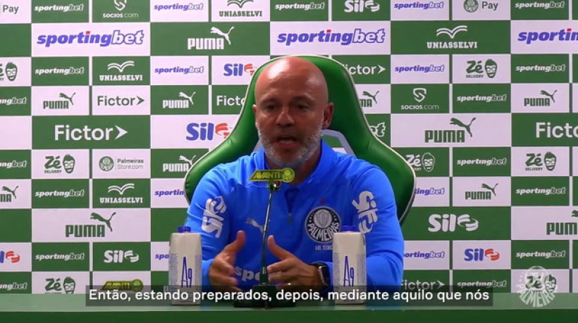 Auxiliar de Abel exalta 'rodízio': 'Equipe mantém a mesma identidade'