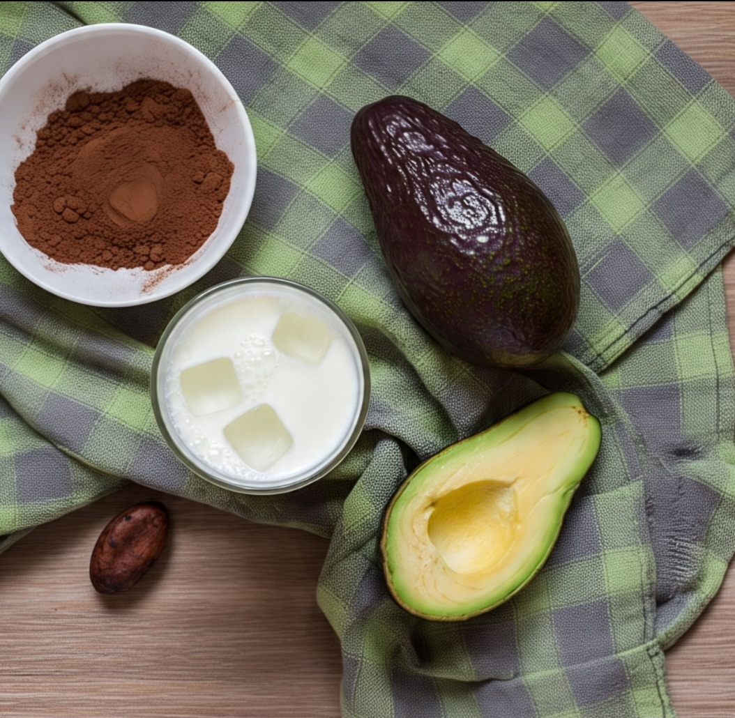 Leite com abacate e cacau: Cremosa e rica em gorduras boas, essa vitamina sacia e nutre. O cacau adiciona antioxidantes e sabor intenso. Ideal como um lanche reforçado.