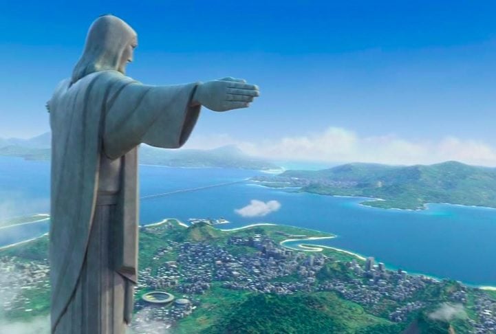 Rio (2011) - Embora seja um filme de animação, Rio mostra o Cristo Redentor em várias cenas, destacando a vida vibrante da cidade e seus marcos famosos.