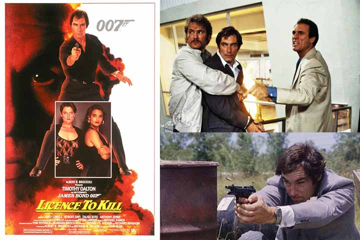 O britânico deixou o papel após dois filmes (007 – Marcado para a Morte, 1987; e 007 – Licença para Matar, 1989) devido a disputas contratuais.