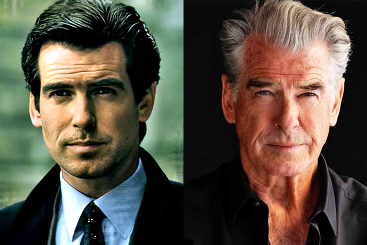 Pierce Brosnan (4 filmes) - Pierce Brosnan revitalizou a franquia nos anos 1990, combinando charme, ação e modernidade.