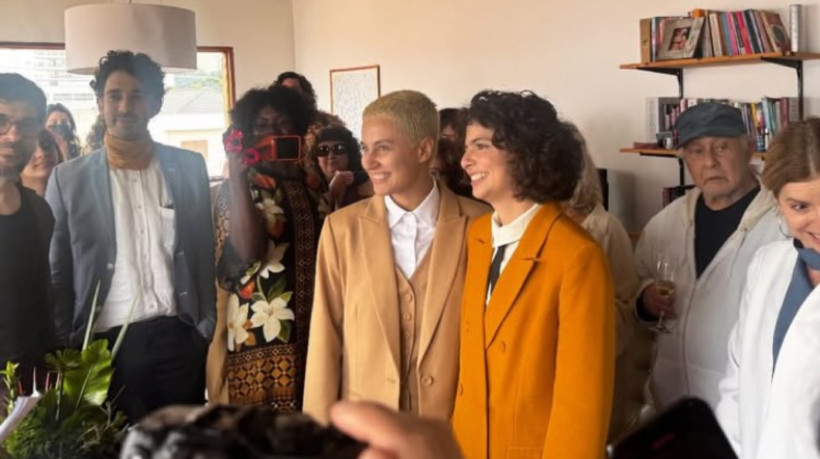 Casamento reuniu família e amigos próximos
