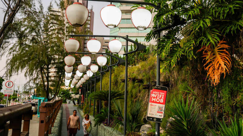 Fortaleza, CE, BR  24.05.25  Falta de manutenção na estrutura do Jardim Japonês  (Fco Fontenele/O POVO)