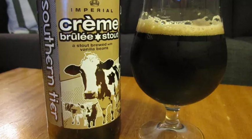 Cerveja de crème brulée- A cervejaria Southern Tier decidiu sofisticar a produção adicionando o sabor da sobremesa francesa.