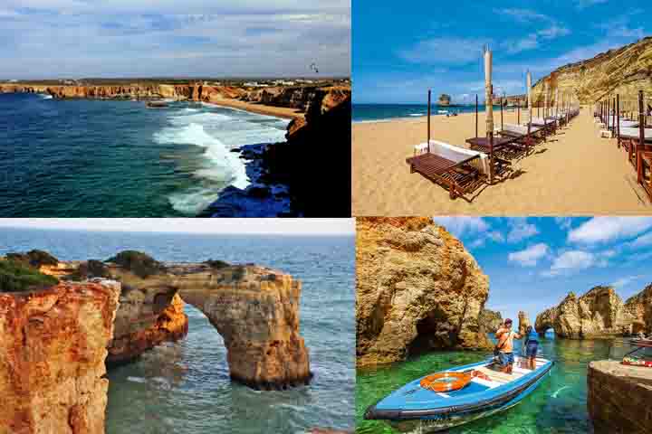 Costa do Algarve (Portugal) – Com falésias douradas, praias incríveis e clima ensolarado, é um dos destinos mais populares da Europa. Cidades como Lagos, Albufeira e Faro oferecem ótima gastronomia e vida noturna.
