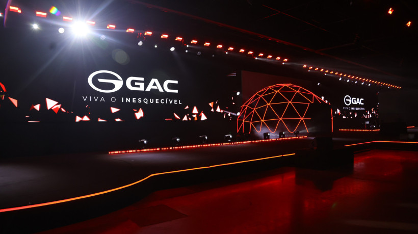 Evento de estreia da montadora chinesa GAC no Brasil, realizado em São Paulo