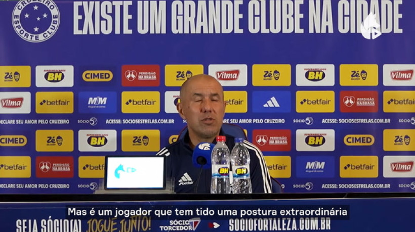 Leonardo Jardim comenta situação de Marquinhos no Cruzeiro