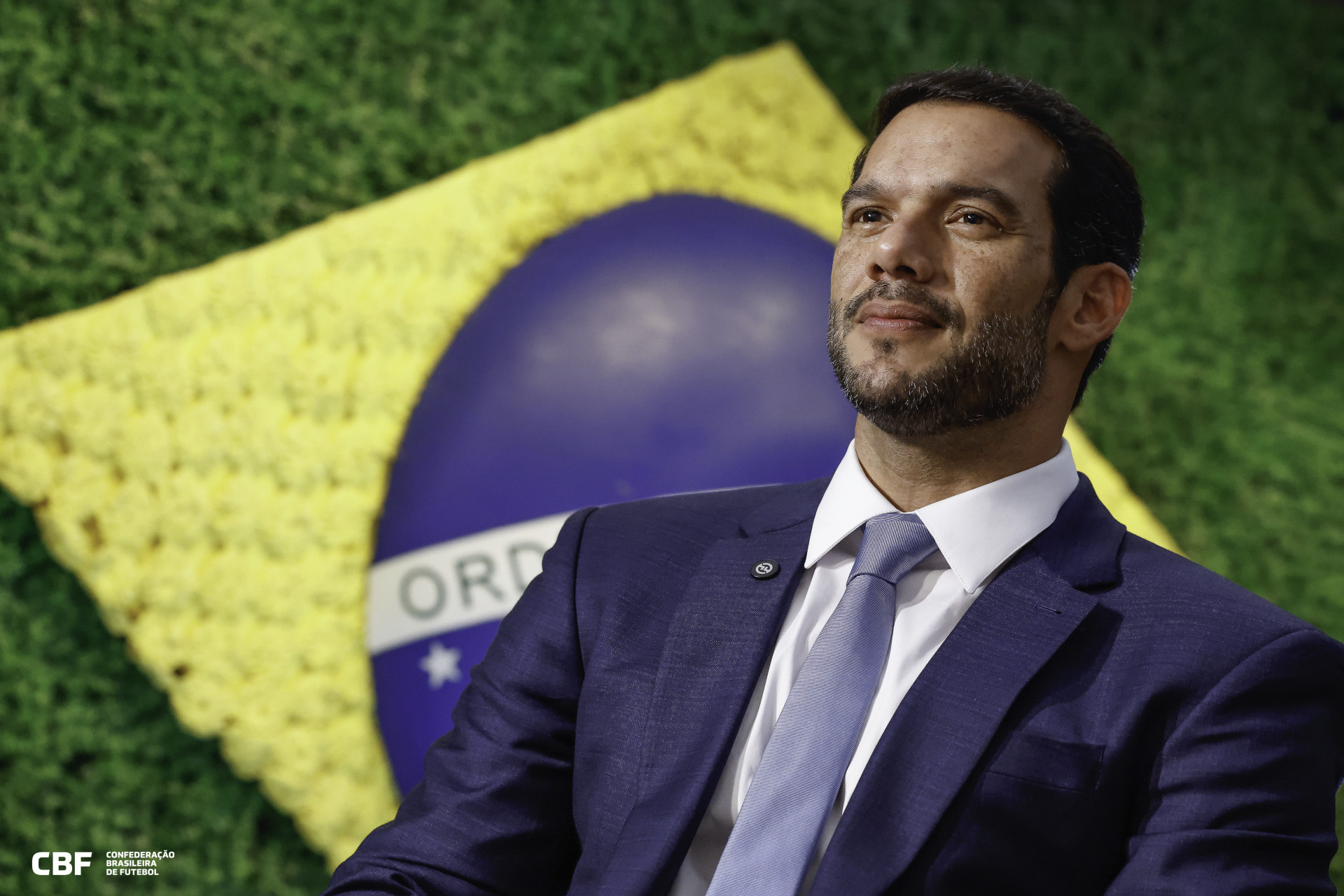 Presidente Samir Xaud em Assembleia Geral Eleitoral na sede da CBF (Foto: RAFAEL RIBEIRO/CBF)