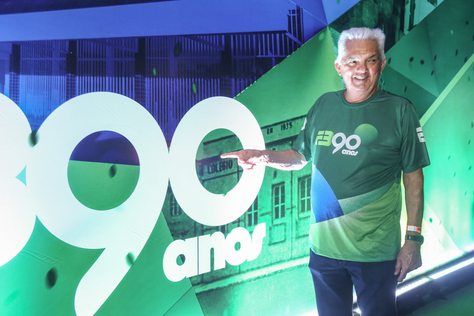 Aniversário de 90 anos do Farias Brito. Na imagem, o diretor-presidente Tales de Sá Cavalcante (Foto: João Filho Tavares)