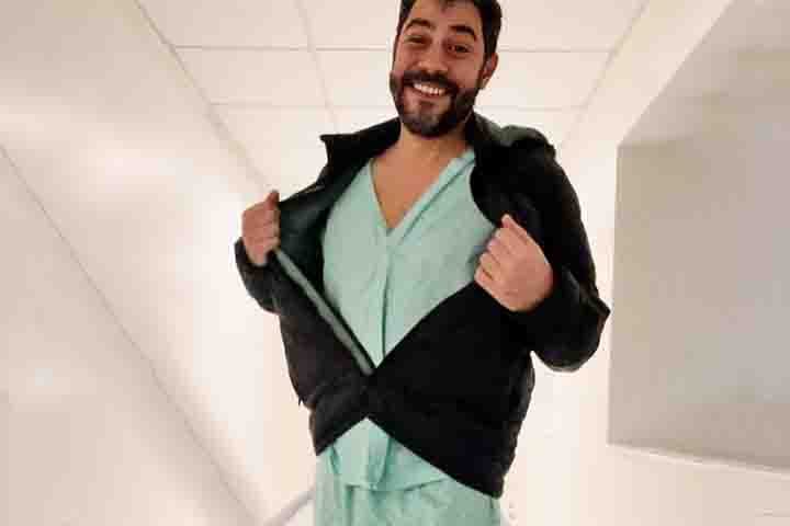 “Às vezes as pessoas falam assim, ‘que legal, você tá bem magrinho, barriga chapada’. Mas não é um emagrecimento saudável, pontuou.