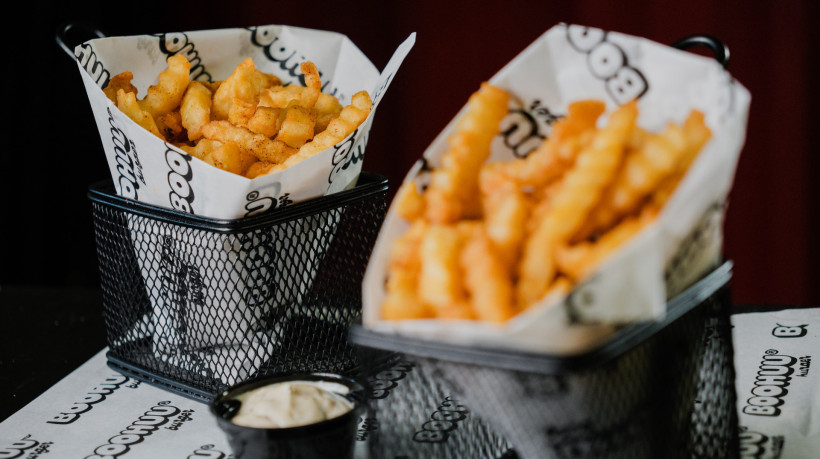Dia da batata frita: Na foto, as batatas da hamburgueria BooHuu