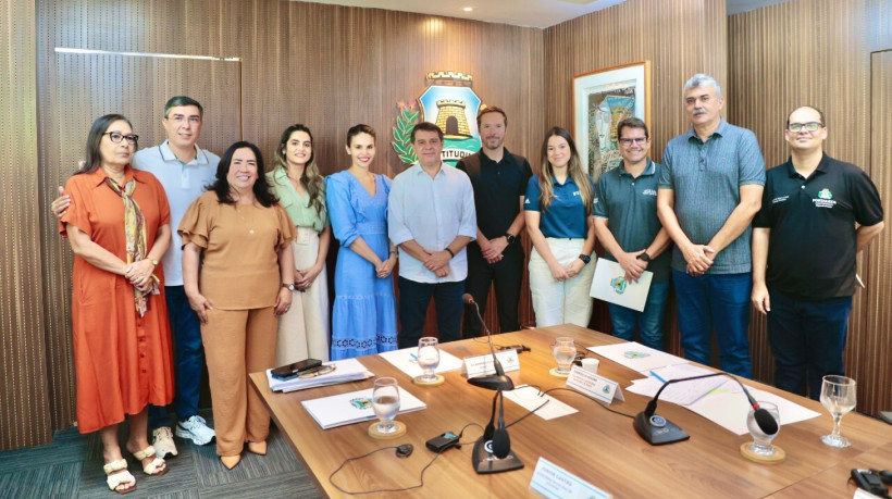 O prefeito de Fortaleza, Evandro Leitão, esteve reunido com a Fifa nesta terça-feira, 27. 