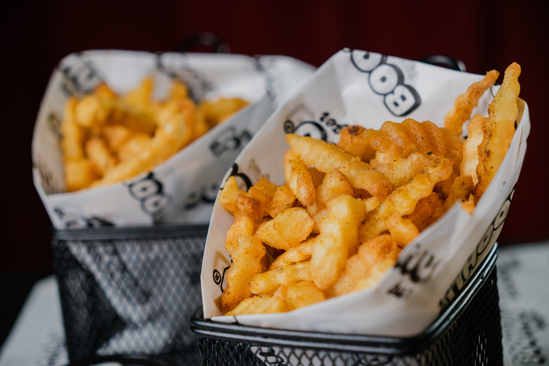 FORTALEZA-CE, BRASIL, 23-05-2025: Dia da batata frita. Na foto, as batatas da hamburgueria BooHuu. (Foto: Fernanda Barros/ O Povo)