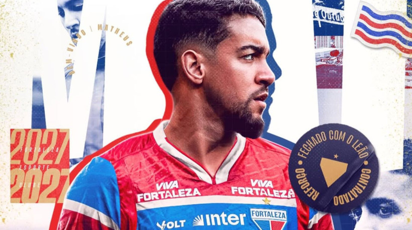 O jogador foi anunciado nessa terça-feira, 27