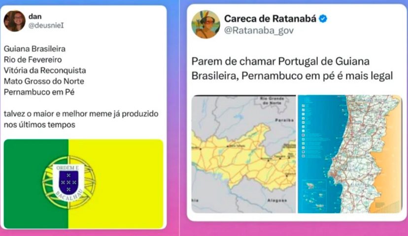 Nas redes sociais, brasileiros respondem com humor, brincando com a ideia de uma recolonização e apelidando Portugal de Guiana Brasileira — uma referência irônica ao passado colonial.