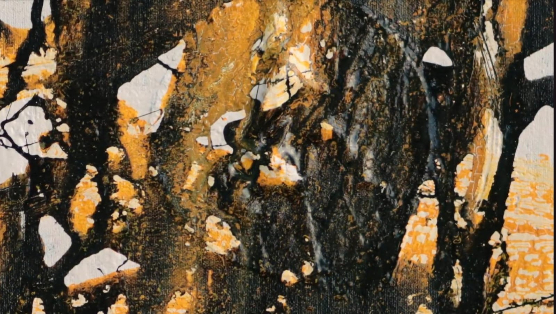 Pintura do artista plástico Seu Luiz, presente no filme 