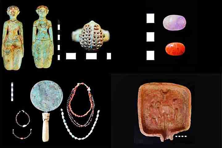 Artefatos do Egito Antigo - Pesquisadores desenterraram mais de uma centena de tumbas no sul do Egito que traziam objetos como amuletos de ouro e cerâmica com mais de 2 mil anos. Com esse material, os arqueólogos esperam obter mais detalhes sobre os rituais de sepultamento da época. 


