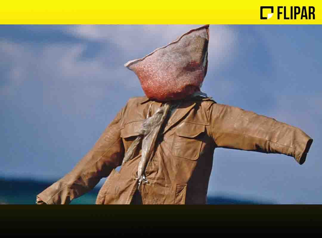 Outro exemplo de espantalho sem expressões registrado pelas lentes de Colin Garrat. 
