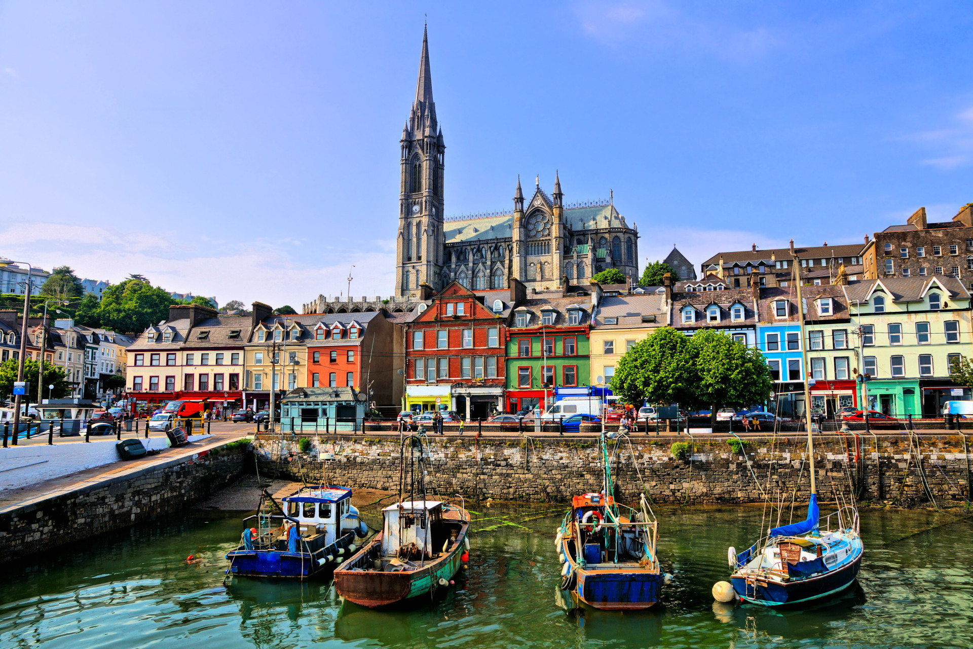 Cidade de Cobh, na Irlanda. No país não existem cobras nativas.